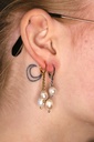 Boucle d'oreille- Perle