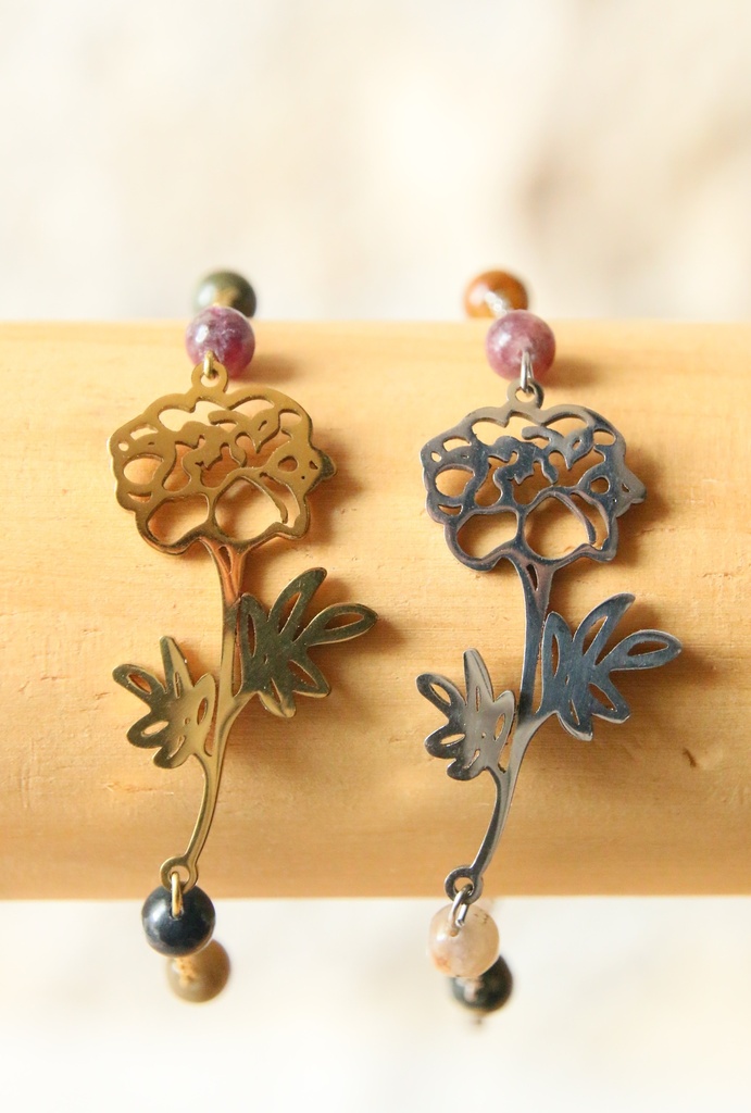 Bracelet- Tourmaline et Souci