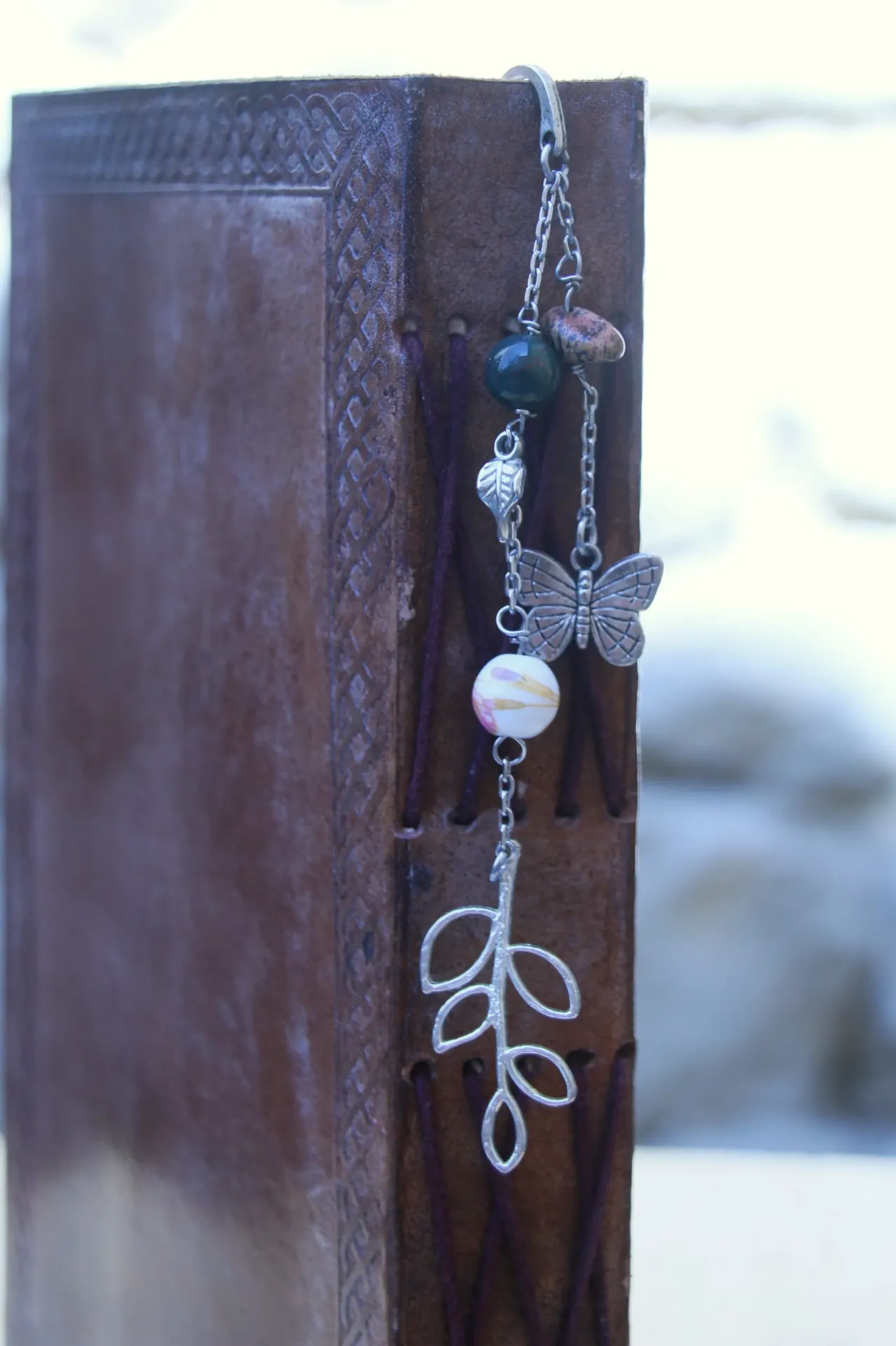 Marque page nature et papillon