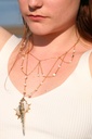 Collier long - Perle, nacre et coquillage - Aphrodite