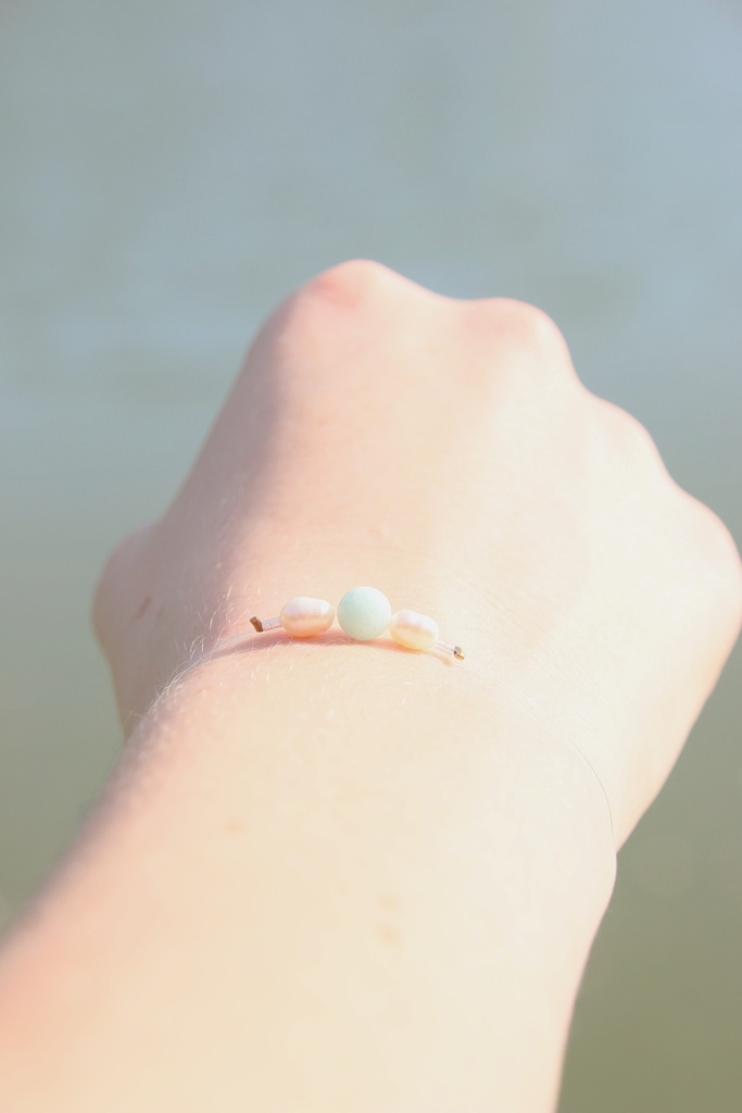 Bracelet - Amazonite et Perle - Calypso